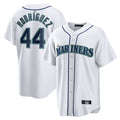 CAdoa S.Mariners #44 Julio Rodriguez Player White Home Game Stitched Jerseys