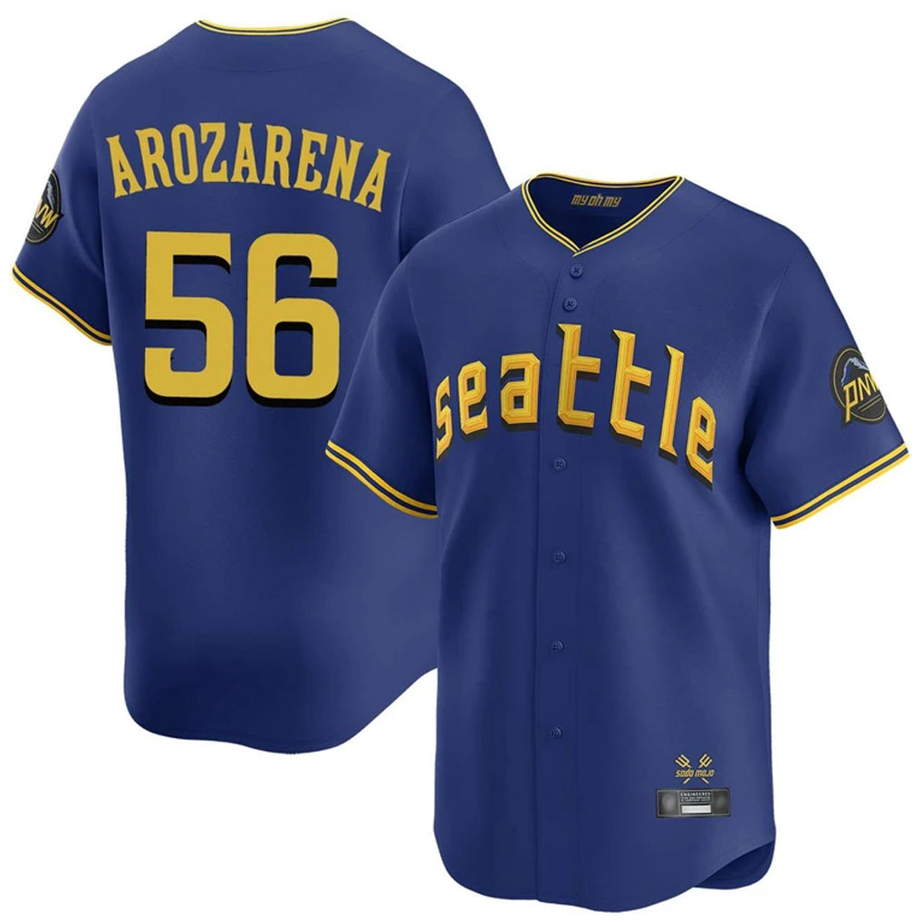 CAdoa S.Mariners #56 Randy Arozarena Player Royal City Connect Home Limited Stitched Jerseys