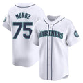 CAdoa S.Mariners #75 Andres Munoz Player White Home Limited Stitched Jerseys