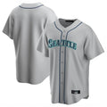 CAdoa S.Mariners Blank Player Gray Home Game Stitched Jerseys