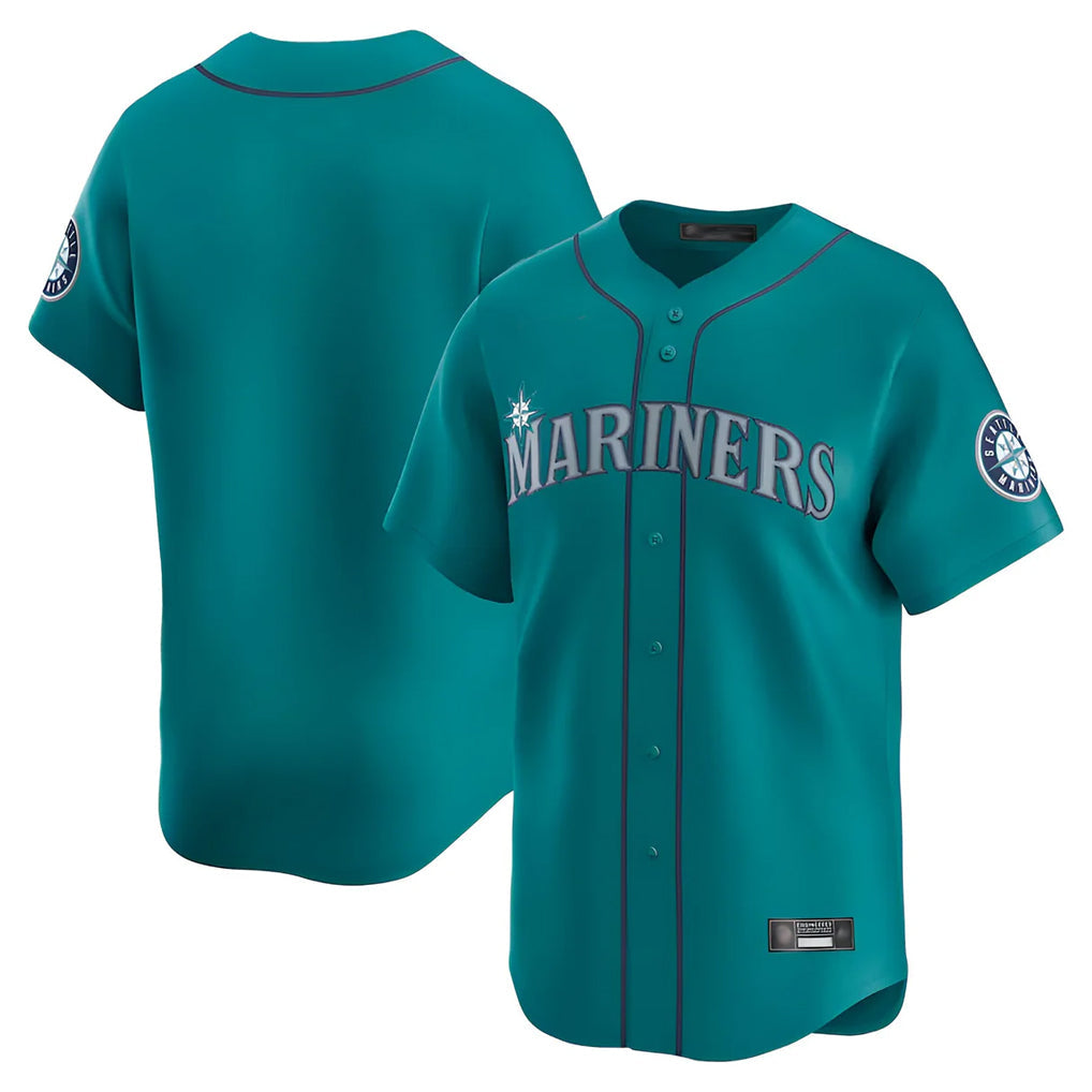 CAdoa S.Mariners Blank Player Teal Home Limited Stitched Jerseys