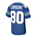 CAdoa S.Seahawks 1985 #80 Steve Largent Mitchell & Ness Royal Authentic Throwback Retired Player Stitched Puhic Jersey