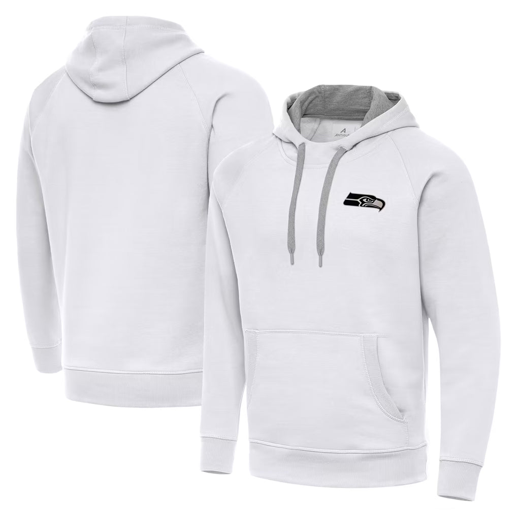 CAdoa S.Seahawks White Pullover Hoodies Game Blank Player Stitched Jerseys