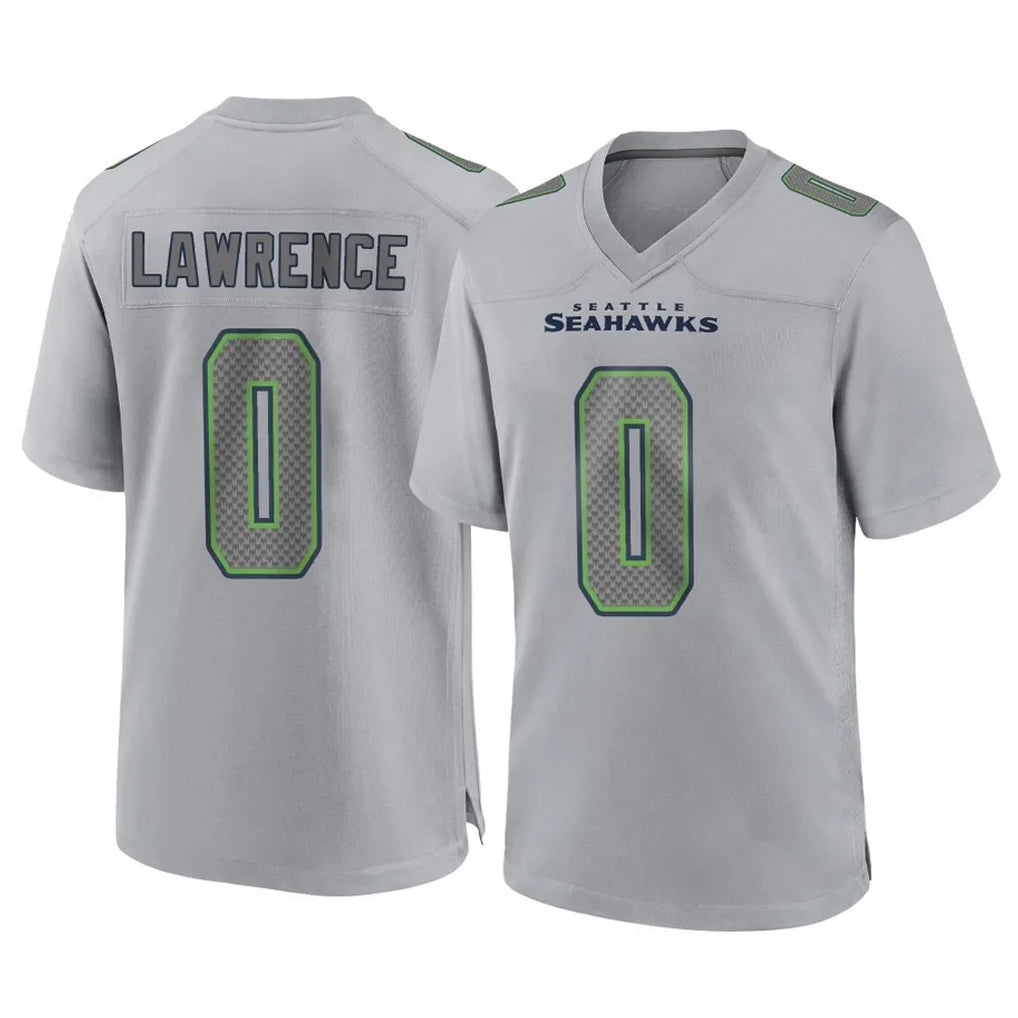 CAdoa S.Seahawks #0 DeMarcus Lawrence Player Gray Atmosphere Fashion Home Game Stitched Jerseys