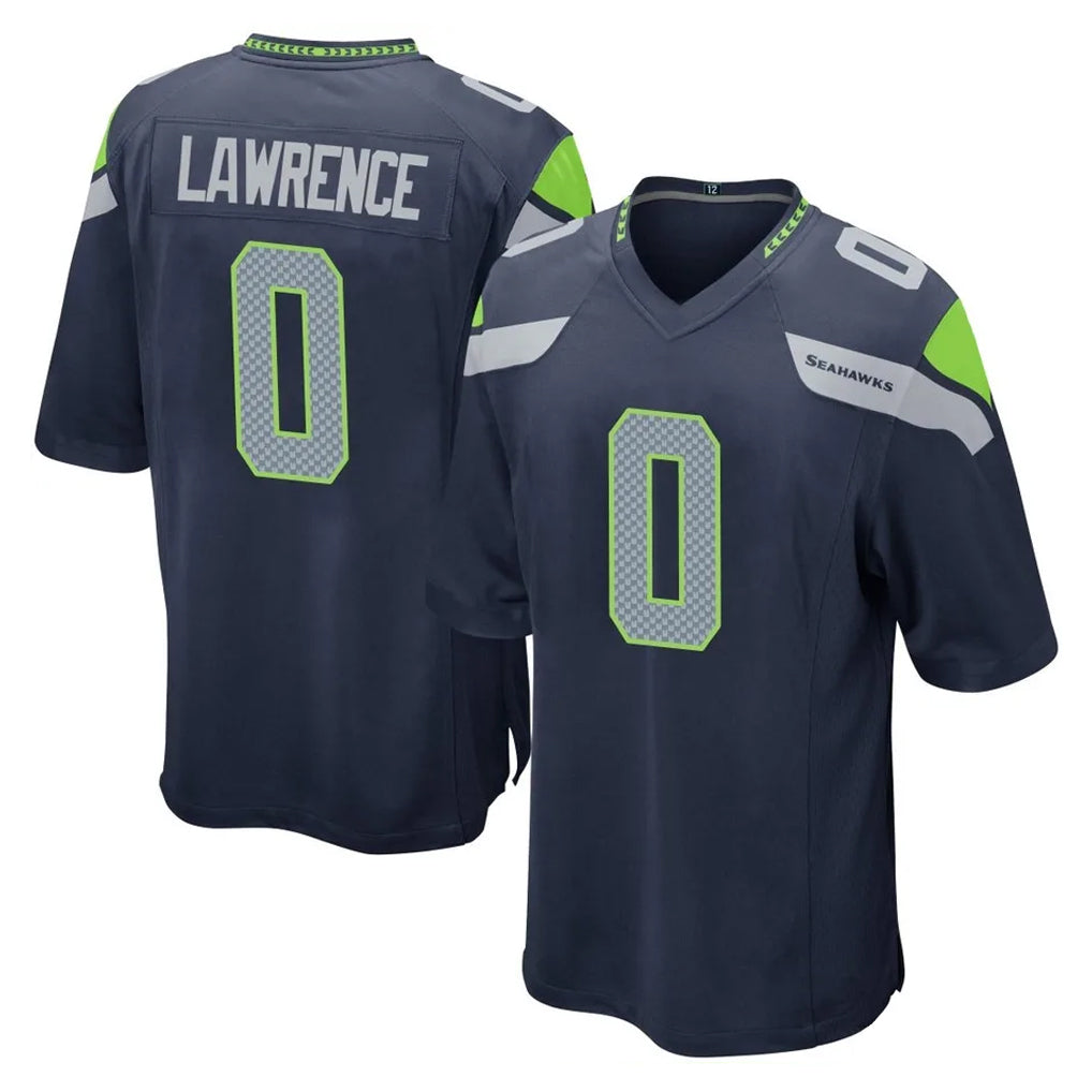 CAdoa S.Seahawks #0 DeMarcus Lawrence Player Navy Home Game Stitched Jerseys