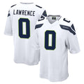 CAdoa S.Seahawks #0 DeMarcus Lawrence Player White Home Game Stitched Jerseys