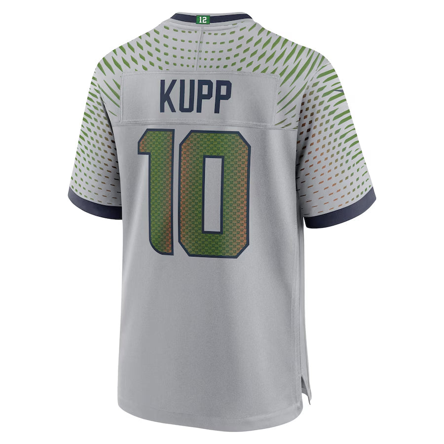 CAdoa S.Seahawks #10 Cooper Kupp Player Gray Rivalries Collection Game Stitched Jerseys
