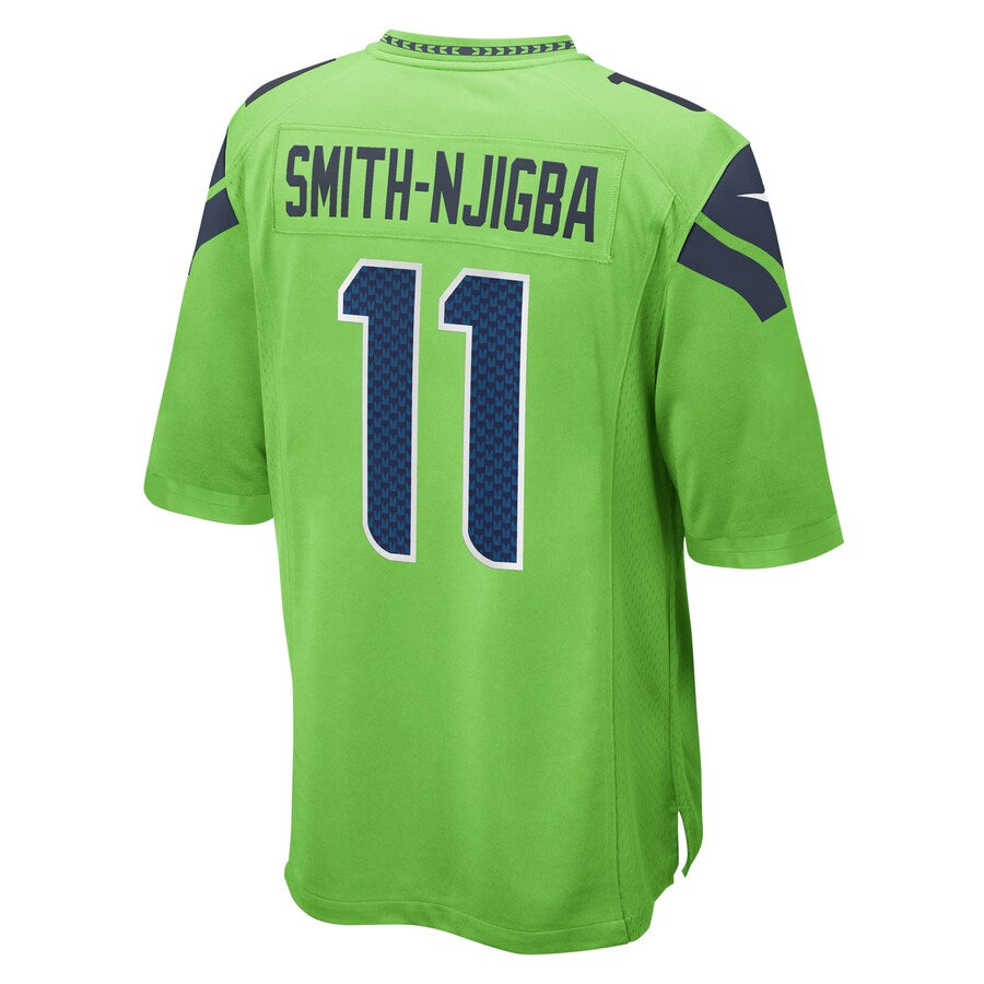 CAdoa S.Seahawks #11 Jaxon Smith-Njigba Neon Green Game Stitched Jerseys