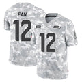 CAdoa S.Seahawks #12 12th Fan Player Arctic Camo Limited Salute To Service Home Game Stitched Jerseys