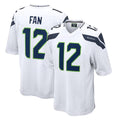 CAdoa S.Seahawks #12 12th Fan Player White Home Game Stitched Jerseys