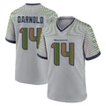 CAdoa S.Seahawks #14 Sam Darnold Player Grey 2025 Rivalries Collection Home Game Stitched Jerseys