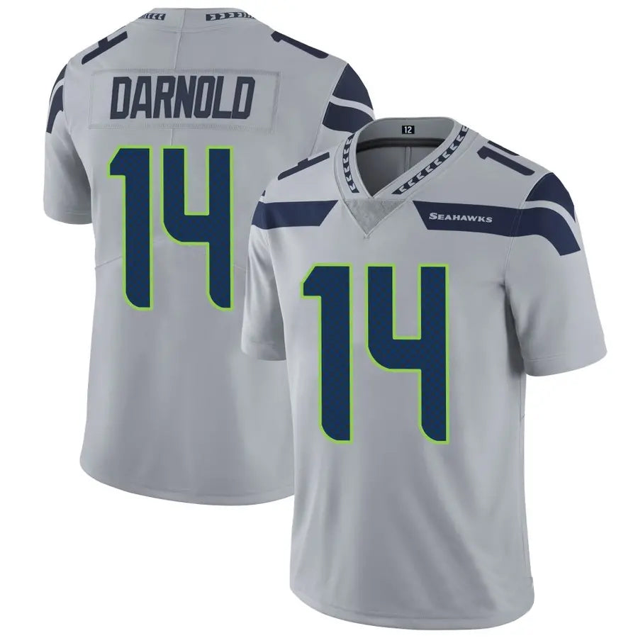 CAdoa S.Seahawks #14 Sam Darnold Player Grey Vapor Limited Football Jerseys