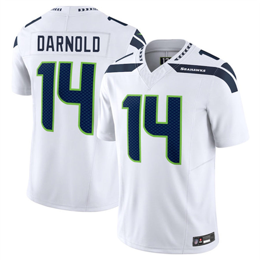 CAdoa S.Seahawks #14 Sam Darnold Player White Vapor F.U.S.E. Limited Football Jerseys