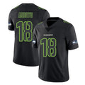 CAdoa S.Seahawks #18 Elijah Arroyo Player Black Impact Limited Home Game Stitched Jerseys