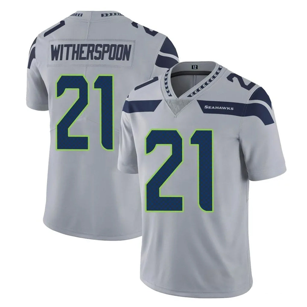 CAdoa S.Seahawks #21 Devon Witherspoon Player Gray Limited Vapor Untouchable Home Game Stitched Jerseys