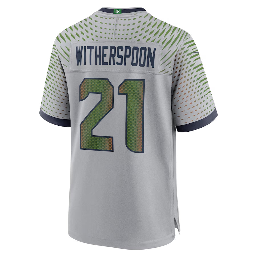CAdoa S.Seahawks #21 Devon Witherspoon Player Gray Rivalries Collection Game Stitched Jerseys