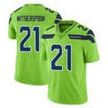 CAdoa S.Seahawks #21 Devon Witherspoon Player Green Limited Color Rush Home Game Stitched Jerseys