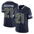 CAdoa S.Seahawks #21 Devon Witherspoon Player Navy Rivalries Vapor Limited Home Game Stitched Jerseys