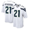 CAdoa S.Seahawks #21 Devon Witherspoon Player White Home Game Stitched Jerseys