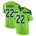 CAdoa S.Seahawks #22 Rashid Shaheed Player Green Limited Color Rush Home Game Stitched Jerseys