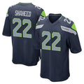 CAdoa S.Seahawks #22 Rashid Shaheed Player Navy Home Game Stitched Jerseys