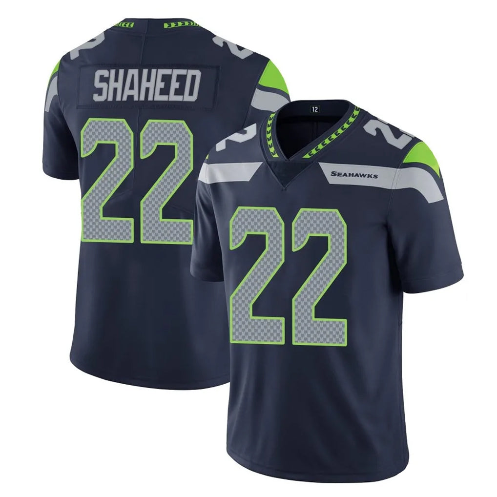 CAdoa S.Seahawks #22 Rashid Shaheed Player Navy Limited Vapor Untouchable Home Game Stitched Jerseys
