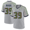 CAdoa S.Seahawks #39 Ty Okada Player Grey 2025 Rivalries Collection Home Game Stitched Jerseys