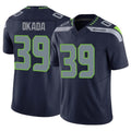 CAdoa S.Seahawks #39 Ty Okada Player Navy Limited Vapor F.U.S.E. Home Game Stitched Jerseys