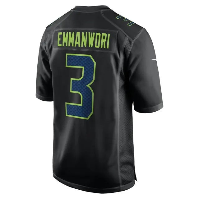 CAdoa S.Seahawks #3 Nick Emmanwori Black Fashion Game Stitched Jersey