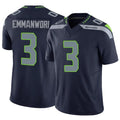 CAdoa S.Seahawks #3 Nick Emmanwori Player Navy Vapor F.U.S.E. Limited Football Jerseys