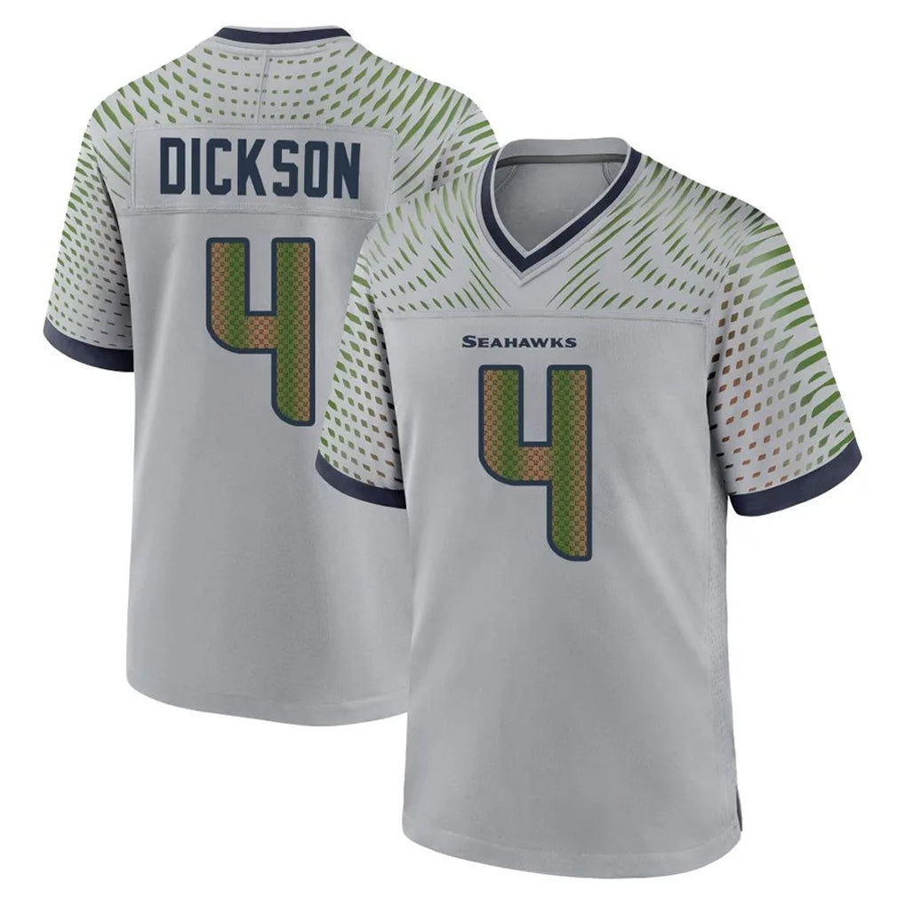 CAdoa S.Seahawks #4 Michael Dickson Player Grey 2025 Rivalries Collection Home Game Stitched Jerseys