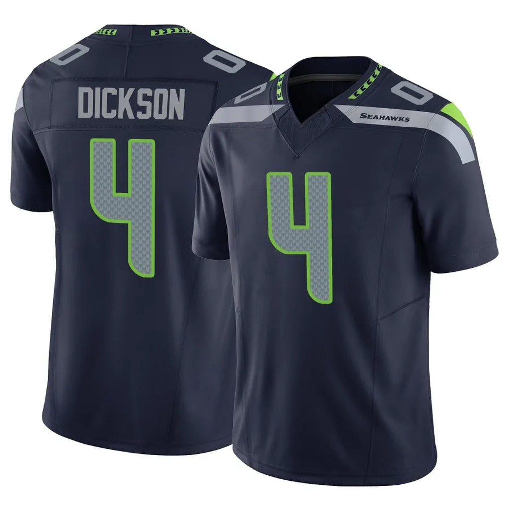 CAdoa S.Seahawks #4 Michael Dickson Player Navy Limited Vapor F.U.S.E. Home Game Stitched Jerseys