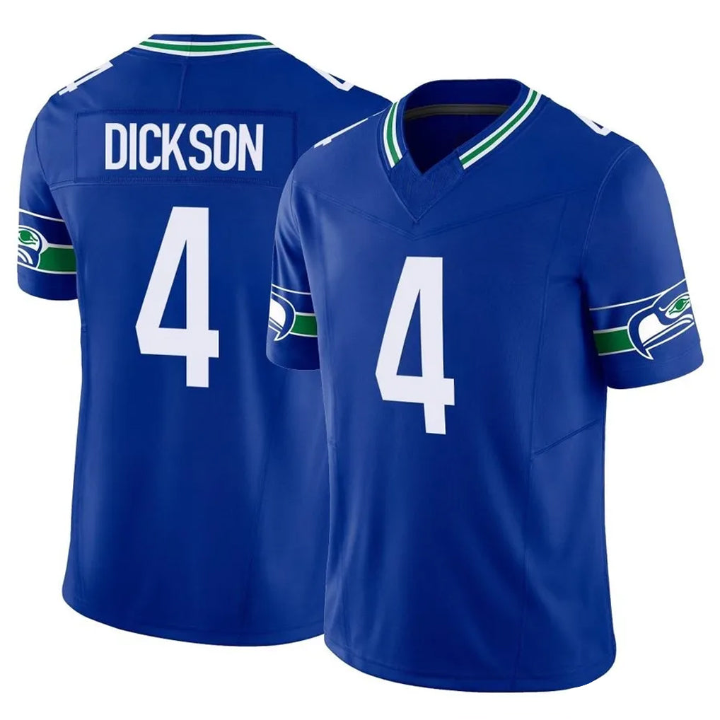 CAdoa S.Seahawks #4 Michael Dickson Player Royal Limited Throwback Vapor F.U.S.E. Home Game Stitched Jerseys