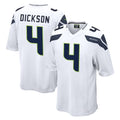 CAdoa S.Seahawks #4 Michael Dickson Player White Home Game Stitched Jerseys