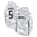 CAdoa S.Seahawks #5 Jason Myers Player Arctic Camo Limited Salute to Service Pullover Hoodies Game Stitched Jerseys