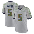 CAdoa S.Seahawks #5 Jason Myers Player Grey 2025 Rivalries Collection Home Game Stitched Jerseys
