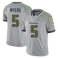 CAdoa S.Seahawks #5 Jason Myers Player Grey Limited 2025 Rivalries Collection Home Game Stitched Jerseys