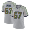 CAdoa S.Seahawks #67 Charles Cross Player Grey 2025 Rivalries Collection Home Game Stitched Jerseys
