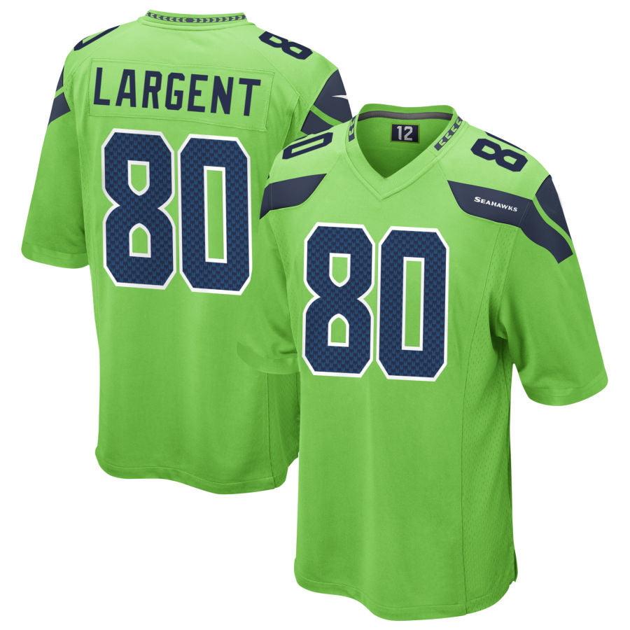 CAdoa S.Seahawks #80 Steve Largent Player Green Game Stitched Jerseys