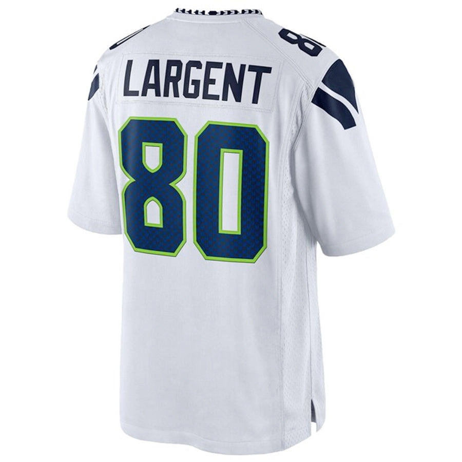 CAdoa S.Seahawks #80 Steve Largent Player White Home Game Stitched Jerseys