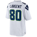 CAdoa S.Seahawks #80 Steve Largent Player White Home Game Stitched Jerseys