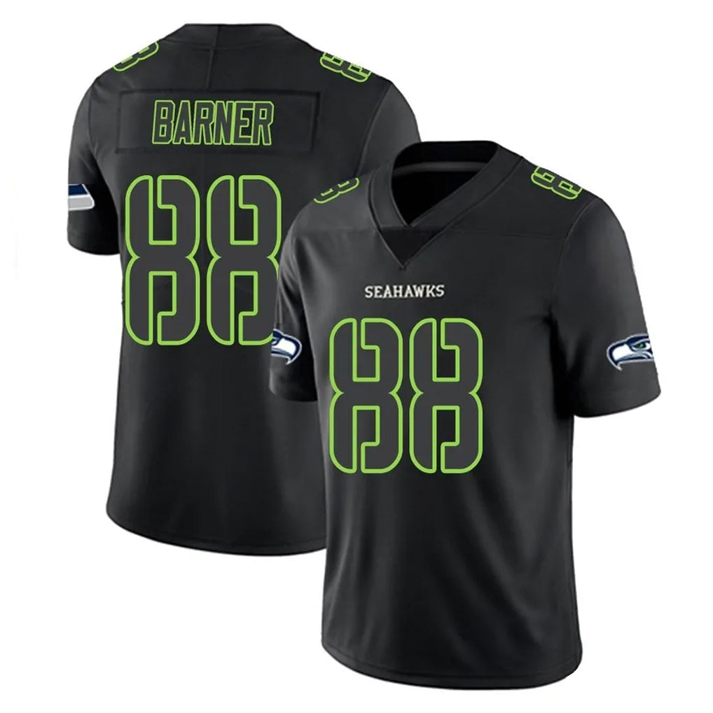 CAdoa S.Seahawks #88 AJ Barner Player Black Impact Limited Home Game Stitched Jerseys