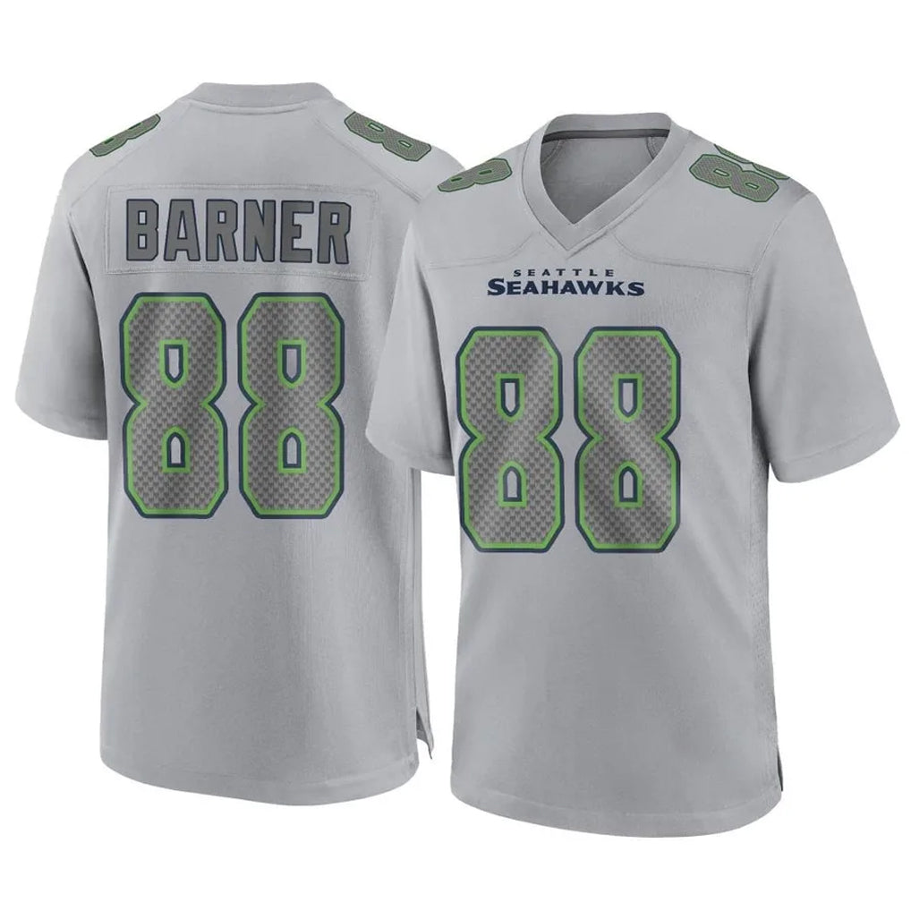 CAdoa S.Seahawks #88 AJ Barner Player Gray Atmosphere Fashion Home Game Stitched Jerseys