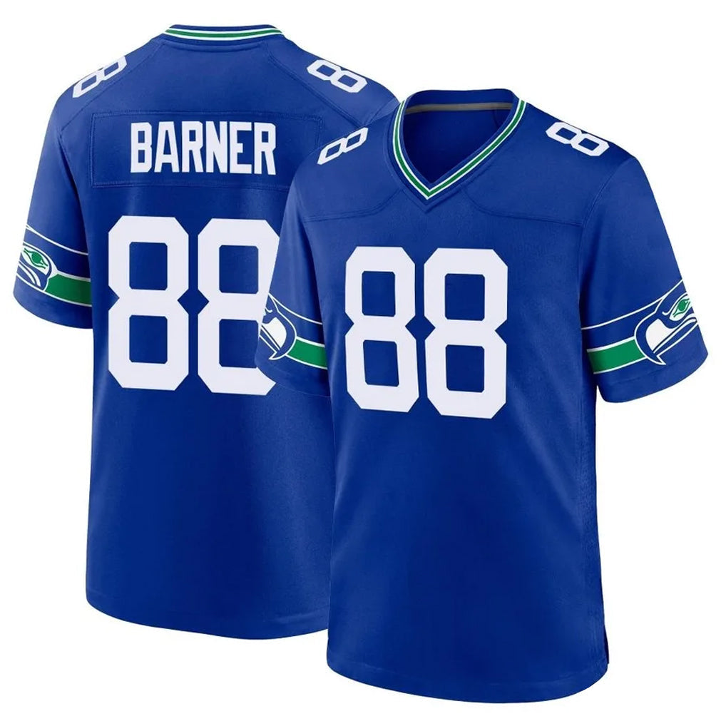 CAdoa S.Seahawks #88 AJ Barner Player Royal Throwback Home Game Stitched Jerseys