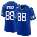 CAdoa S.Seahawks #88 AJ Barner Player Royal Throwback Home Game Stitched Jerseys