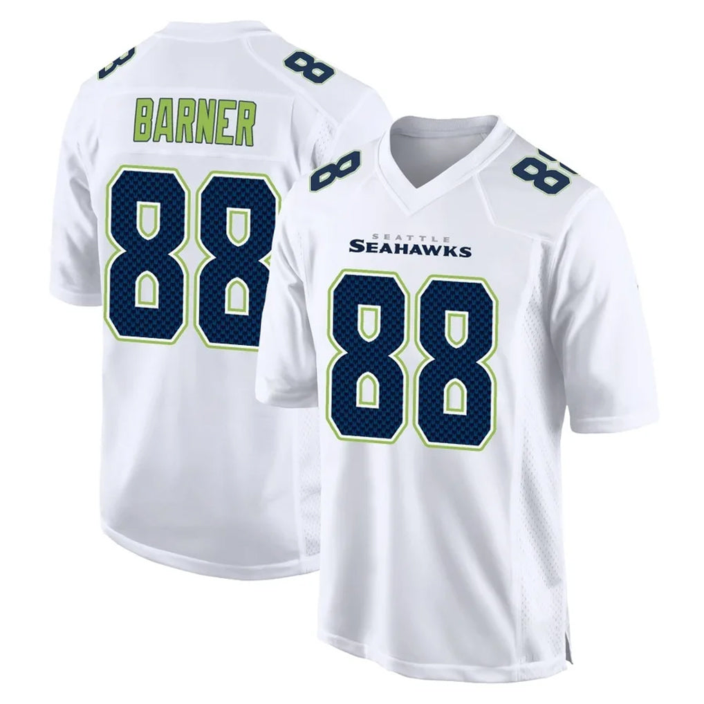 CAdoa S.Seahawks #88 AJ Barner Player White Tundra Fashion Home Game Stitched Jerseys