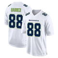 CAdoa S.Seahawks #88 AJ Barner Player White Tundra Fashion Home Game Stitched Jerseys