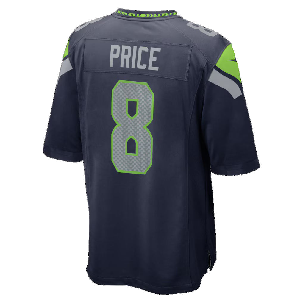 CAdoa S.Seahawks #8 Jadarian Price College Navy 2026 Draft First Round Pick No. 32 Team Game Stitched Jerseys