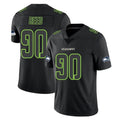 CAdoa S.Seahawks #90 Jarran Reed Player Black Impact Limited Home Game Stitched Jerseys