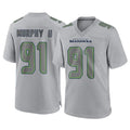 CAdoa S.Seahawks #91 Byron Murphy II Player Gray Atmosphere Fashion Home Game Stitched Jerseys